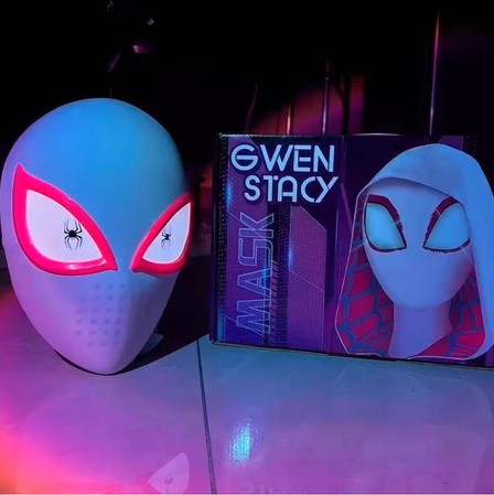 Halloween Blinking Spiderman Mask