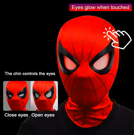 Halloween Blinking Spiderman Mask