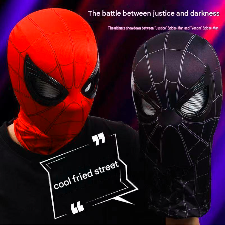 Halloween Blinking Spiderman Mask