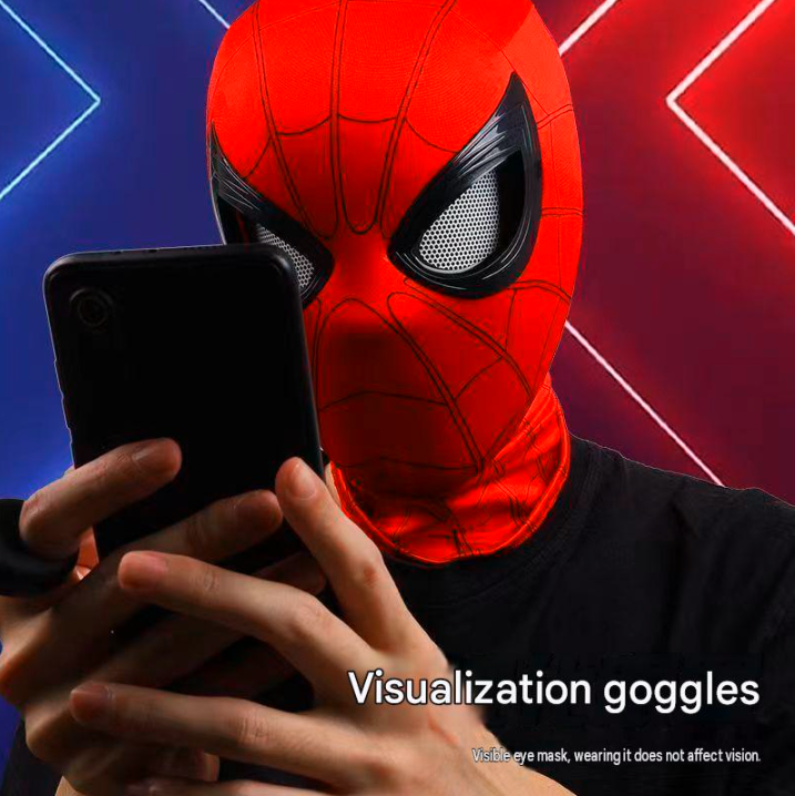 Halloween Blinking Spiderman Mask