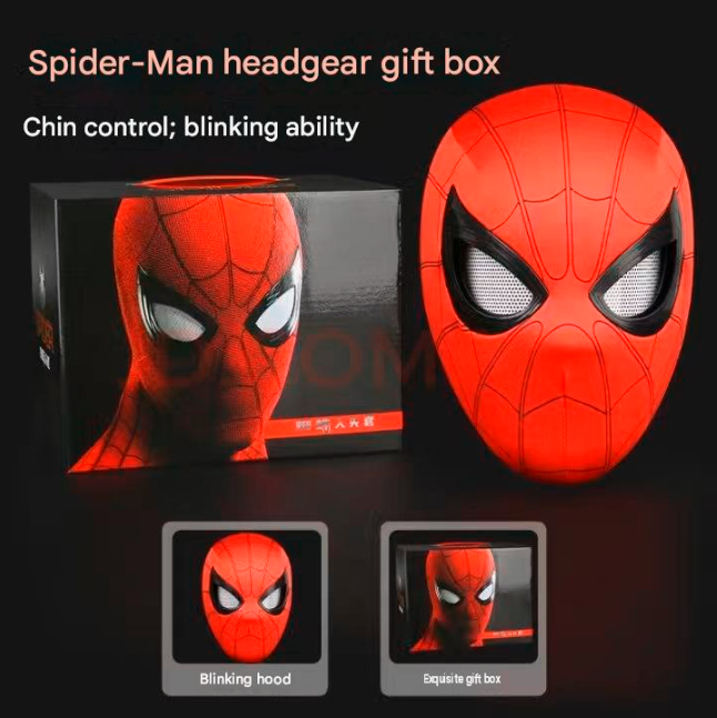 Halloween Blinking Spiderman Mask