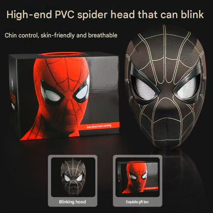 Halloween Blinking Spiderman Mask