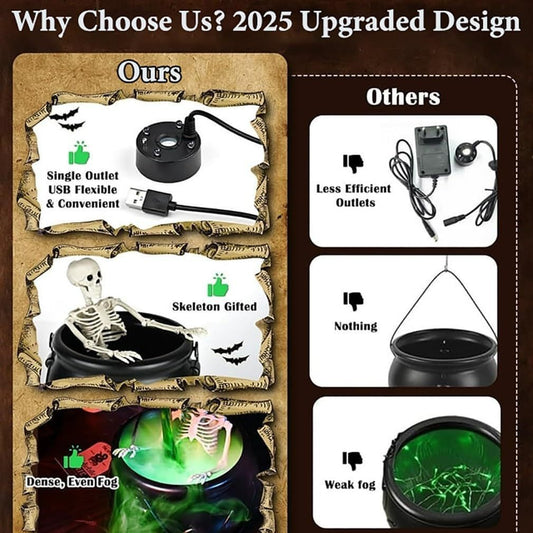 Cauldron Halloween Decor